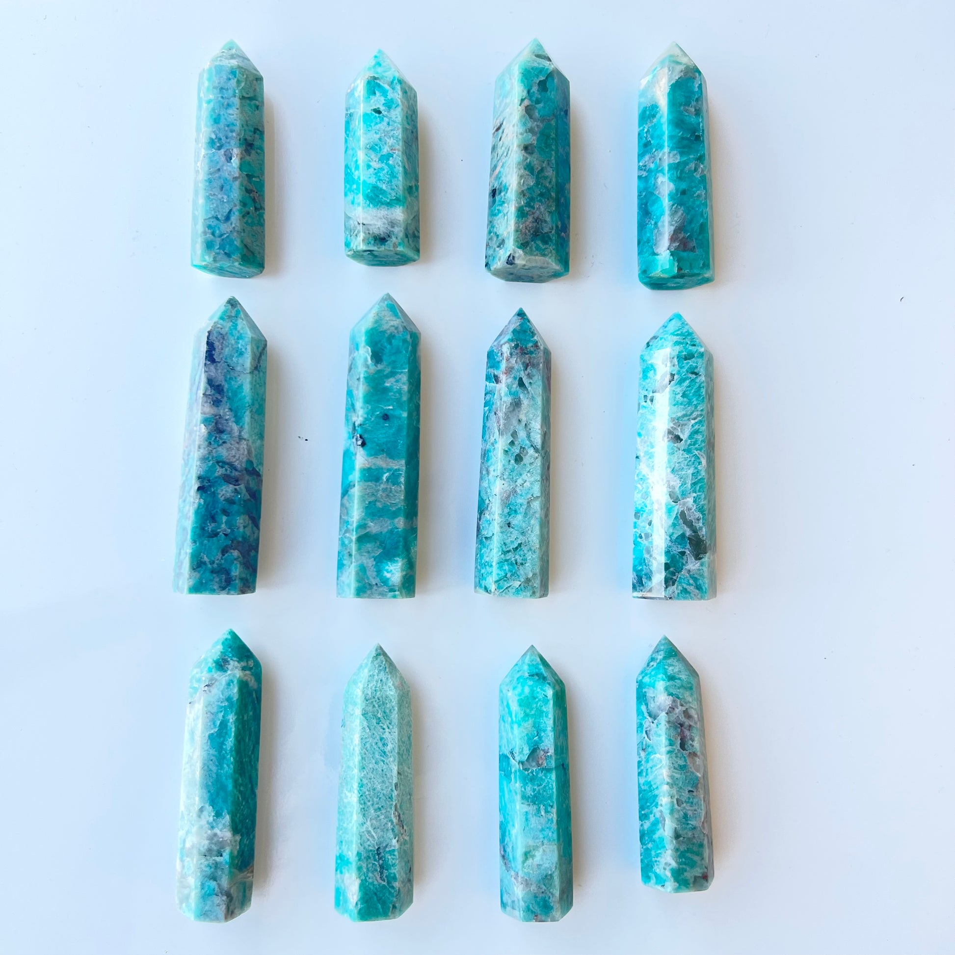 Smoky Amazonite Tower