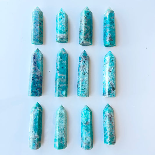 Smoky Amazonite Tower