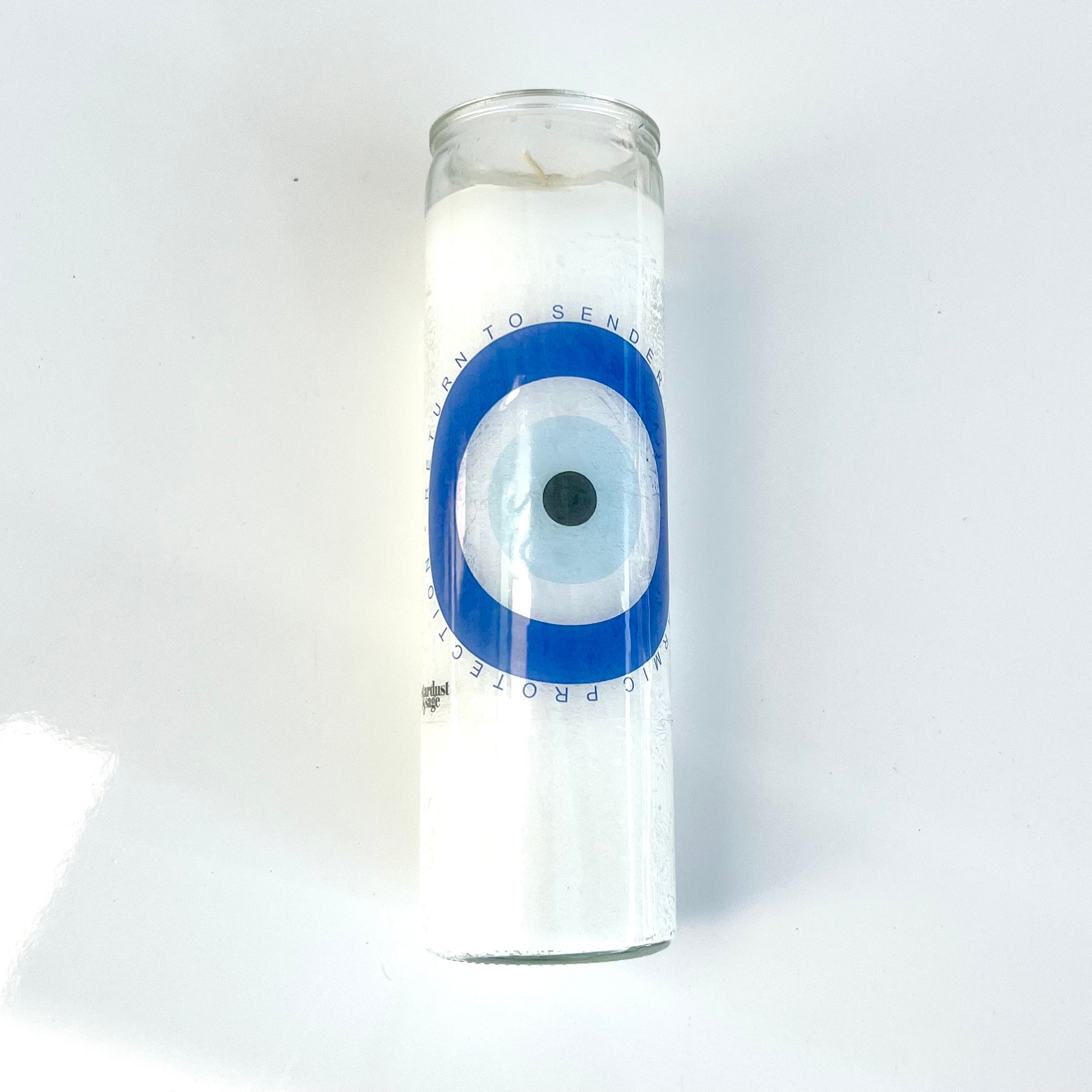 Evil Eye Candle Blue