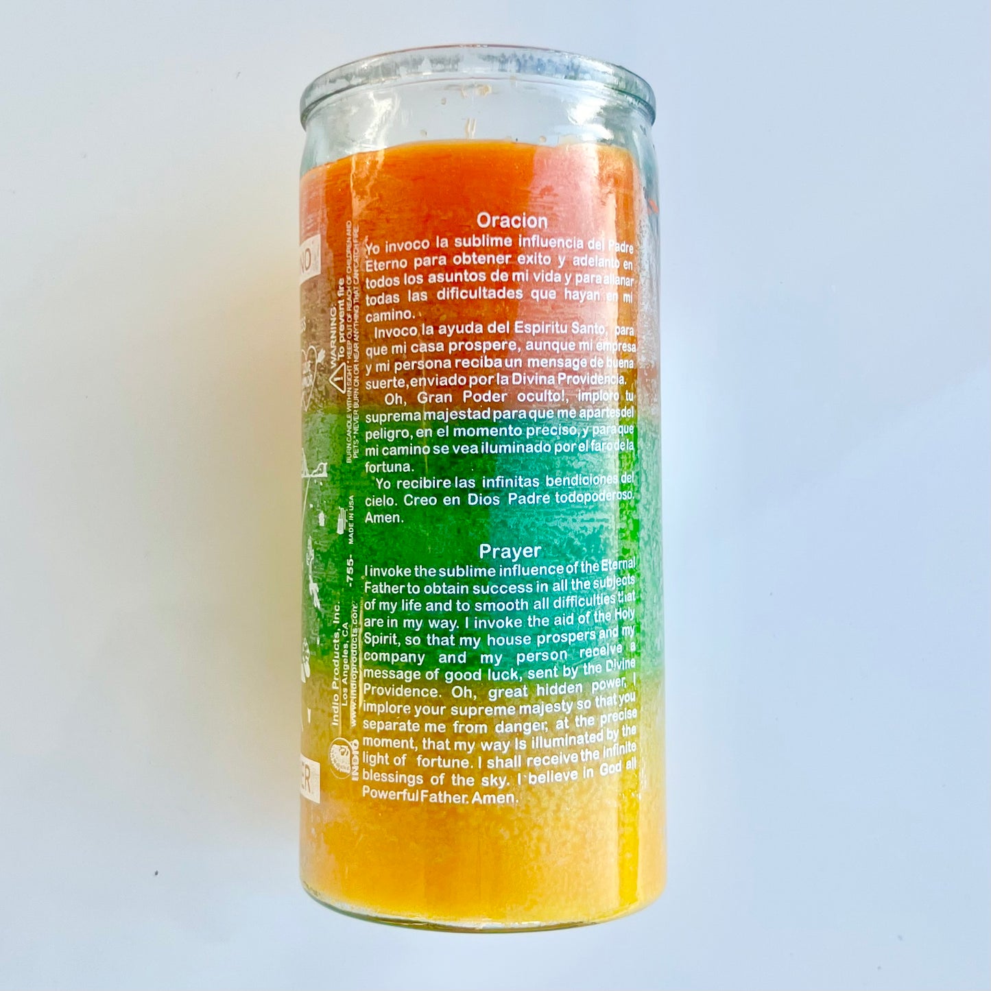 14 Day Abre Camino Road Opener Candle (3 color)