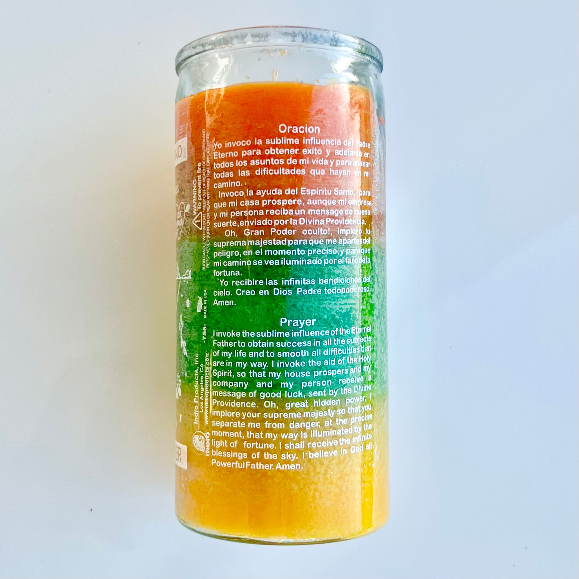 14 Day Abre Camino Road Opener Candle (3 color)
