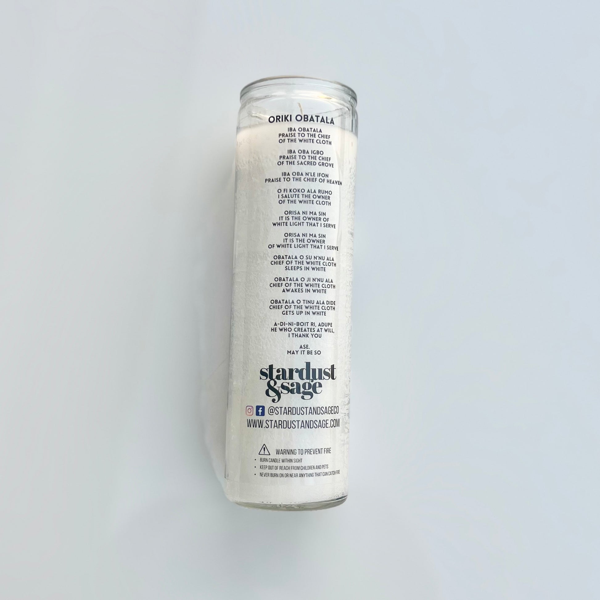 OBATALA 3D CANDLE