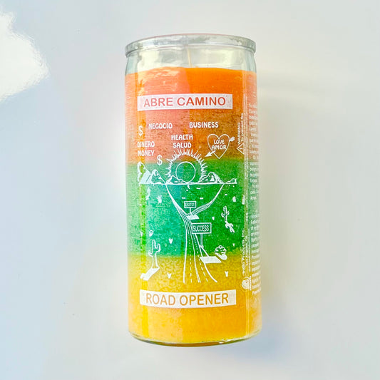 14 Day Abre Camino Road Opener Candle (3 color)