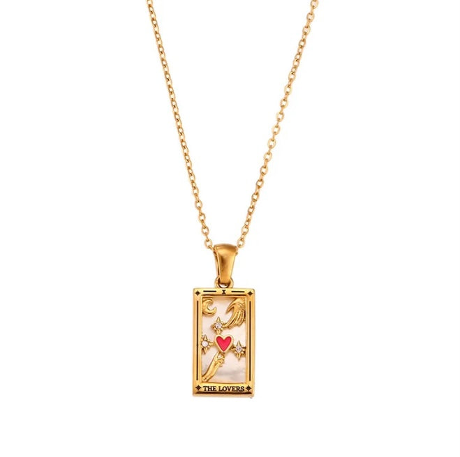 Tarot Necklace (Lovers)