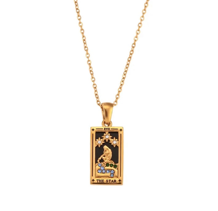 Tarot Necklace (The Star)