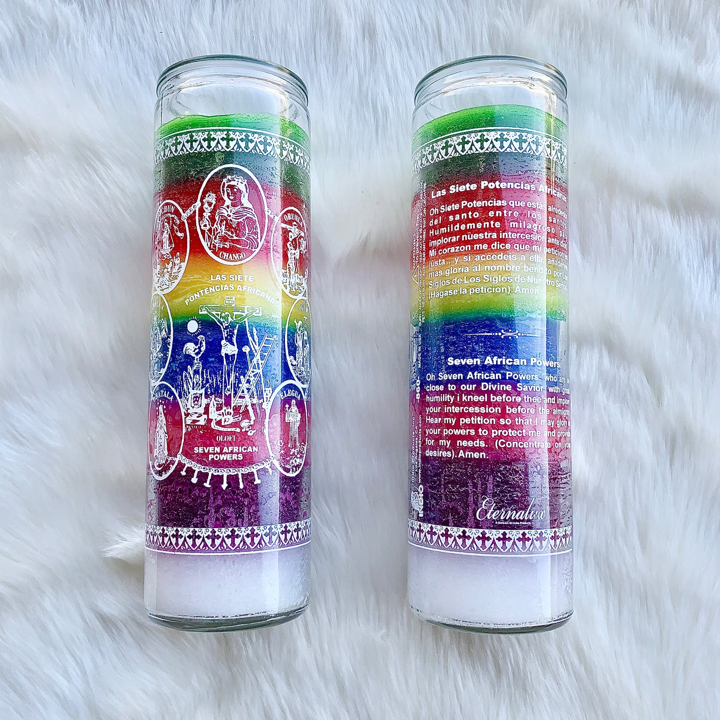 Seven African Powers Candle (7 colors)