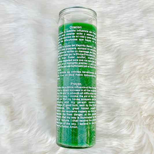 Abre Camino Road Opener Candle (Green) 7 day
