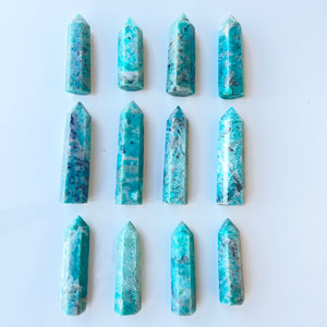 Smoky Amazonite Tower