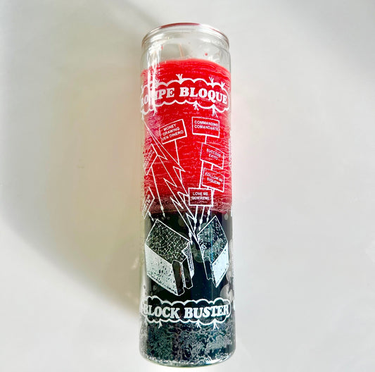 Blockbuster Candle (red/black)