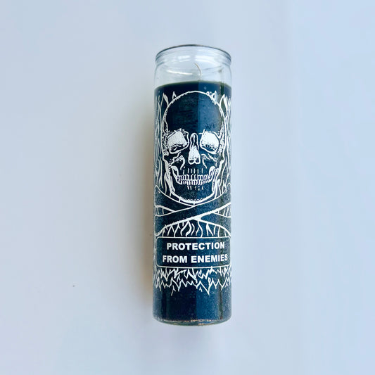 Protection From Enemies Candle (Black)