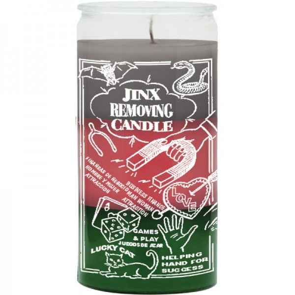 14 Day Jinx Removing Candle 3 colors (gray/pink/green)