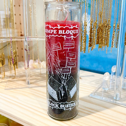 Blockbuster Candle (red/black)