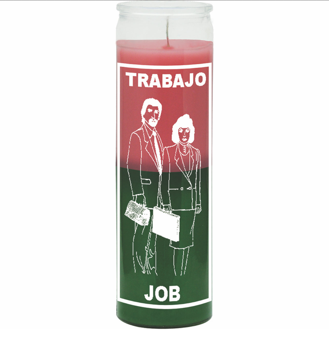 Job Candle (pink/green)