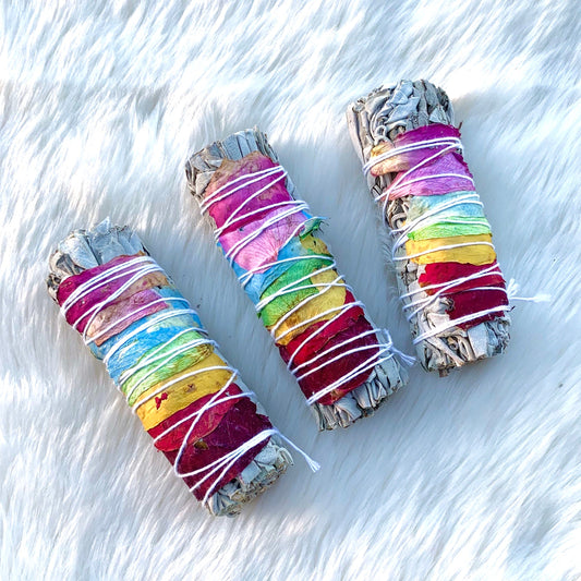 7 Chakra Rose Stick (Blue Sage)