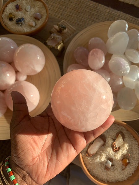 Rose Quartz Sphere