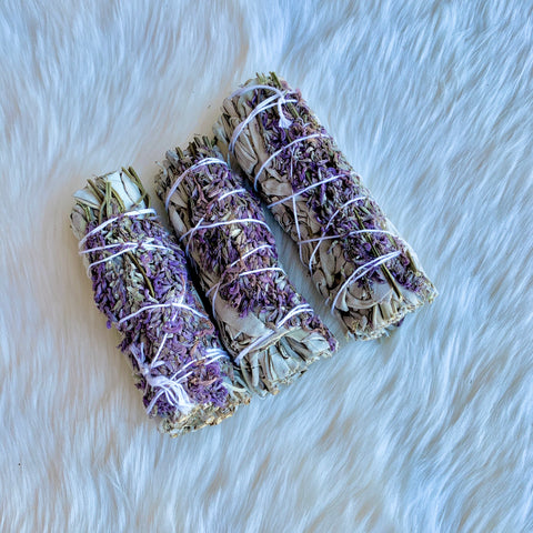 Lavender Flowers & California Sage