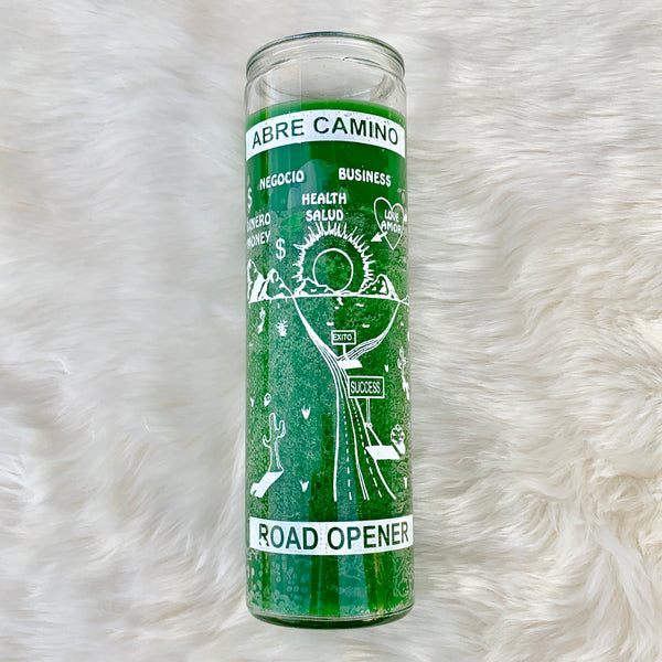 Abre Camino Road Opener Candle (Green) 7 and 14 day