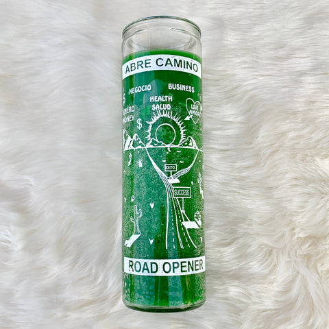 Abre Camino Road Opener Candle (Green) 7 and 14 day