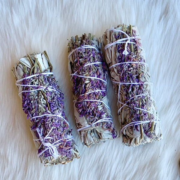 Lavender Flowers & California Sage