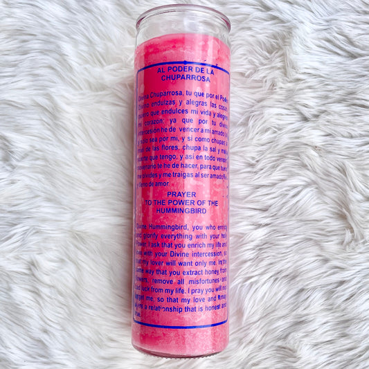 Hummingbird Candle Pink