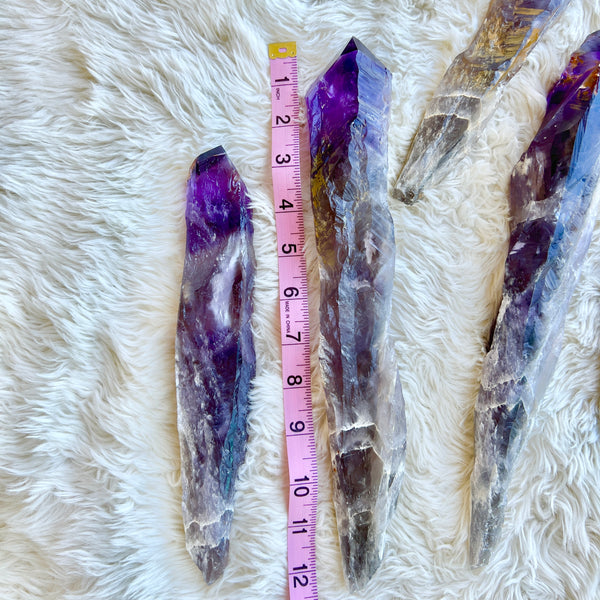 Large Elestial Amethyst Natural Point