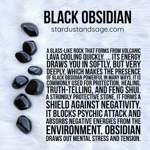 Apache Tears Obsidian