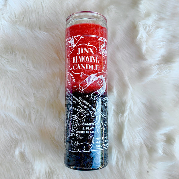 Jinx Removing Candle (Red/Black)