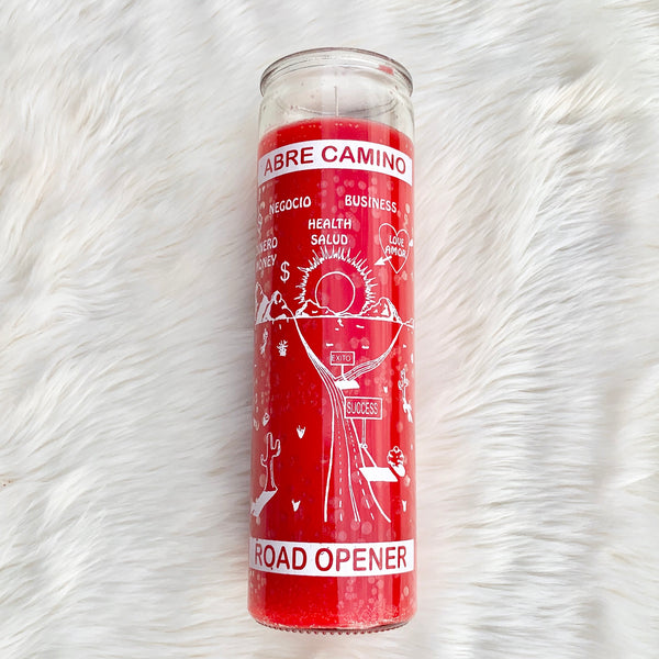 Abre Camino Road Opener Candle (RED)