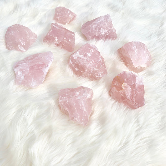 ROSE QUARTZ - ROUGH (Med)