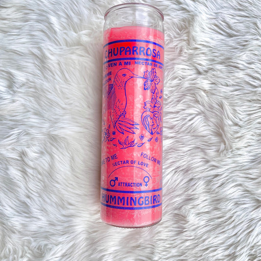 Hummingbird Candle Pink