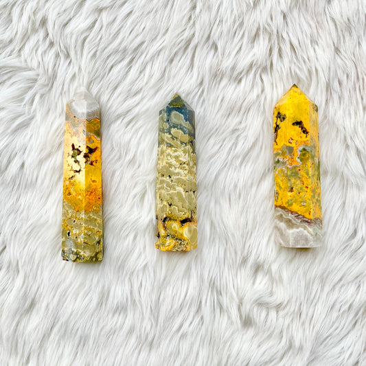 Bumble Bee Jasper Obelisk Tower