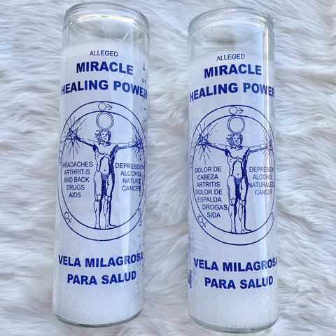 Miracle Healing Power Candle (White)