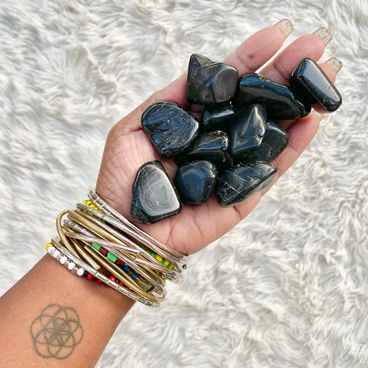 BLACK TOURMALINE (tumbled)