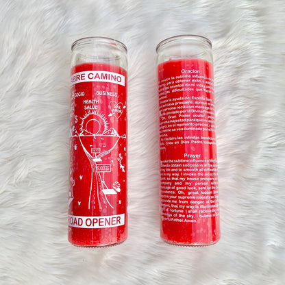 Abre Camino Road Opener Candle (RED)